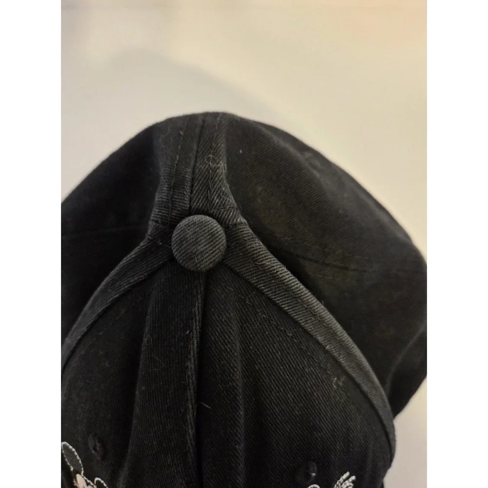 Disney Cap Mickey Mouse & Friends Black Adjustable Colorful Hat Florida Baseball